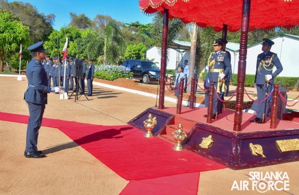 COMMANDER’S INSPECTION AT SRI LANKA AIR FORCE STATION SIGIRIYA