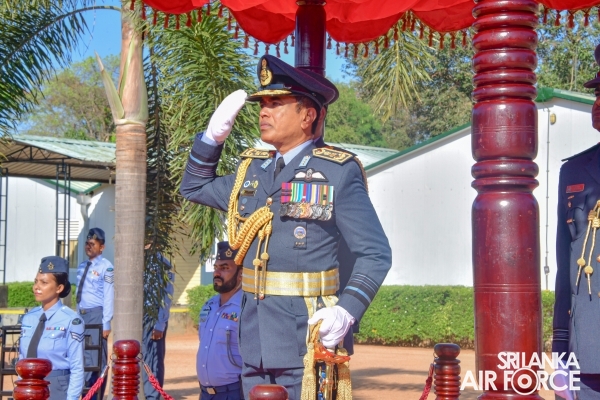 COMMANDER’S INSPECTION AT SRI LANKA AIR FORCE STATION SIGIRIYA