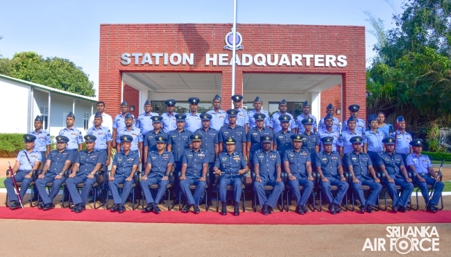 COMMANDER’S INSPECTION AT SRI LANKA AIR FORCE STATION SIGIRIYA
