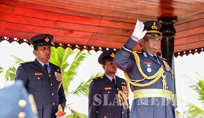 The Commander’s Inspection of SLAF TTS Ekala