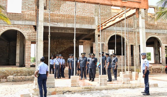 The Commander’s Inspection of SLAF TTS Ekala