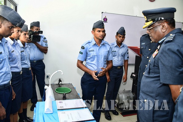 The Commander’s Inspection of SLAF TTS Ekala