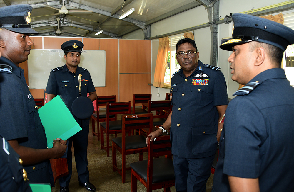 The Commander’s Inspection of SLAF TTS Ekala