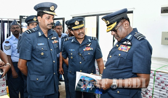 The Commander’s Inspection of SLAF TTS Ekala