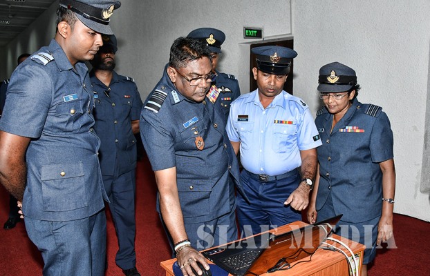 The Commander’s Inspection of SLAF TTS Ekala