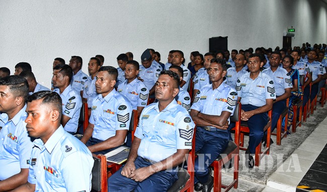The Commander’s Inspection of SLAF TTS Ekala