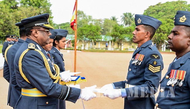 The Commander’s Inspection of SLAF TTS Ekala