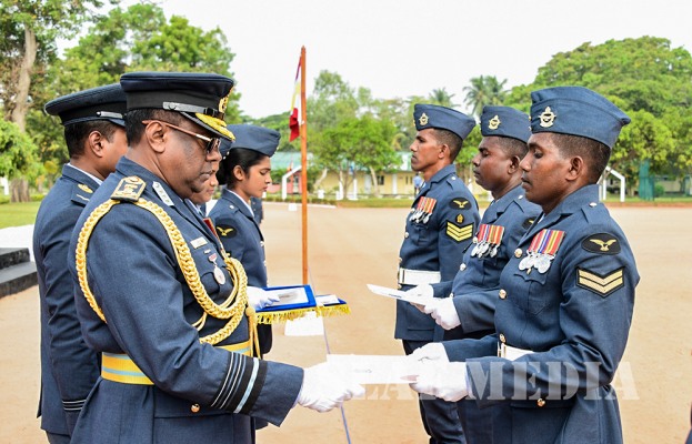 The Commander’s Inspection of SLAF TTS Ekala