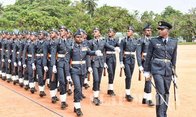 The Commander’s Inspection of SLAF TTS Ekala