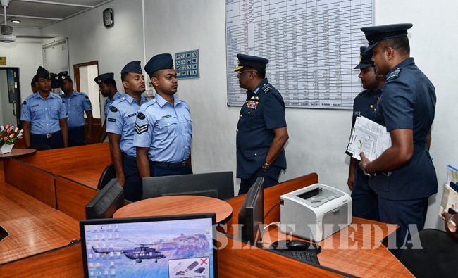 The Commander’s Inspection of SLAF TTS Ekala