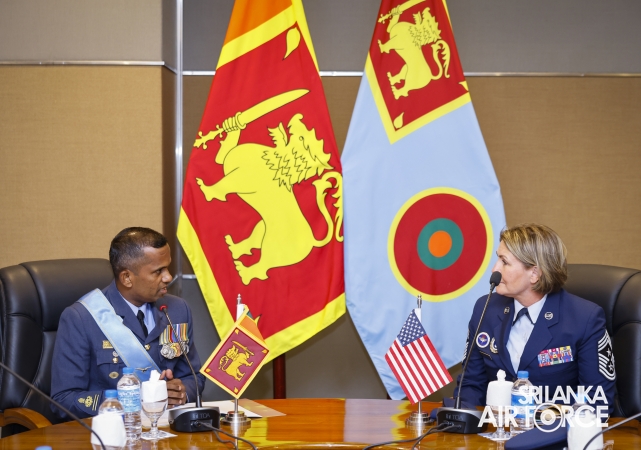 US PACIFIC AIR FORCES COMMAND CHIEF CALLS ON THE COMMAND MASTER WARRANT OFFICER