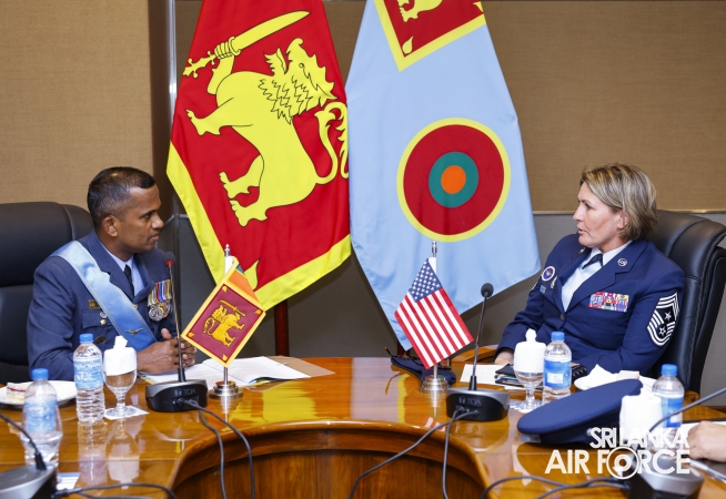 US PACIFIC AIR FORCES COMMAND CHIEF CALLS ON THE COMMAND MASTER WARRANT OFFICER
