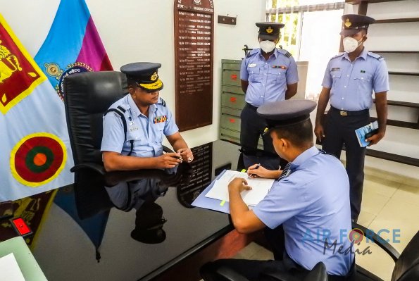 CHANGE OF COMMAND AT SLAF STATION PALALY