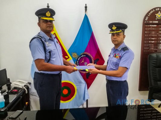 CHANGE OF COMMAND AT SLAF STATION PALALY