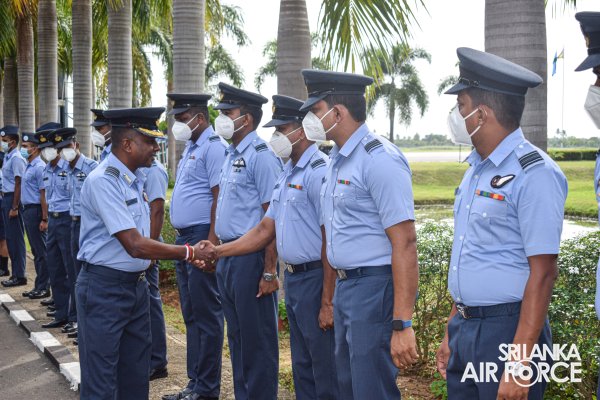CHANGE OF COMMAND FOR NO 7 SQUADRON AT SLAF BASE HINGURAKGODA