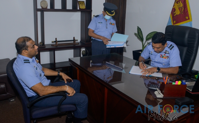 CHANGE OF COMMAND AT SLAF BASE ANURADHAPURA