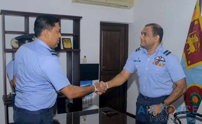 CHANGE OF COMMAND AT SLAF BASE ANURADHAPURA