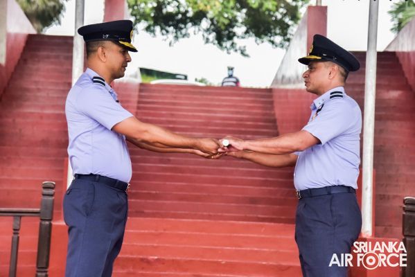 CHANGE OF COMMAND AT AIR FORCE ACADEMY CHINA BAY