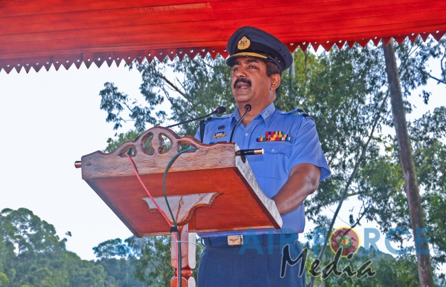 The Change of Command ceremony of the Sri Lanka Air Force Station Diyatalawa
