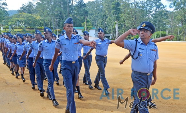 The Change of Command ceremony of the Sri Lanka Air Force Station Diyatalawa