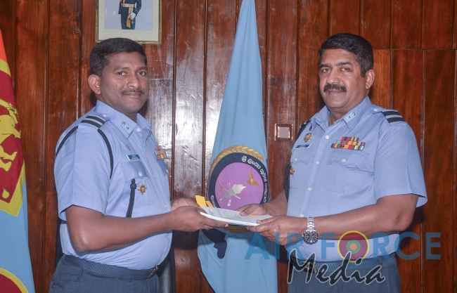 The Change of Command ceremony of the Sri Lanka Air Force Station Diyatalawa
