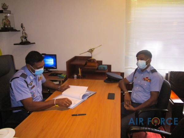 CHANGE OF COMMAND AT SLAF STATION KOGGALA