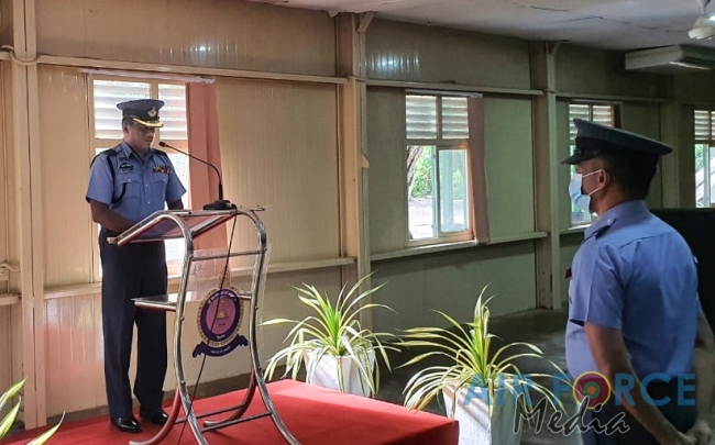 CHANGE OF COMMAND AT SLAF STATION MULLAITIVU