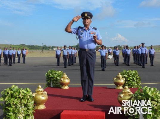 CHANGE OF COMMAND OF SLAF STATION PALALY