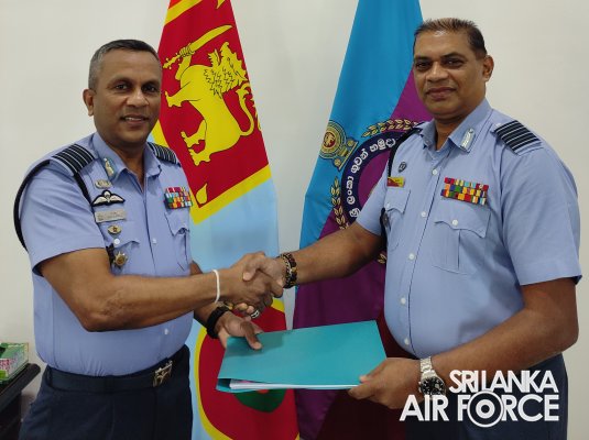 CHANGE OF COMMAND OF SLAF STATION PALALY