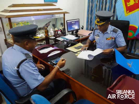 CHANGE OF COMMAND AT SLAF STATION PALAVI