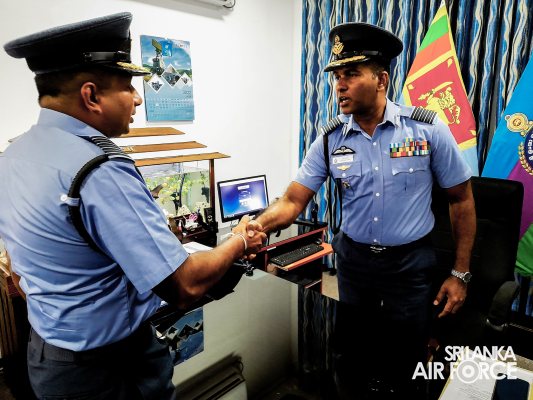 CHANGE OF COMMAND AT SLAF STATION PALAVI