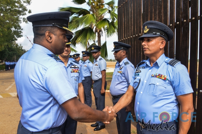 Change of Command at SLAF Station Palaly