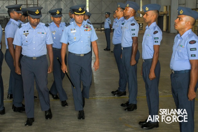 CHANGE OF COMMAND AT SLAF BASE VAVUNIYA