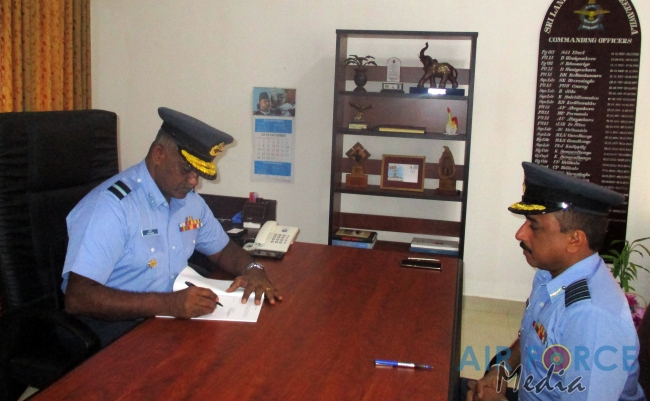 Change of Command at Sri Lanka Air Force Station Weerawila