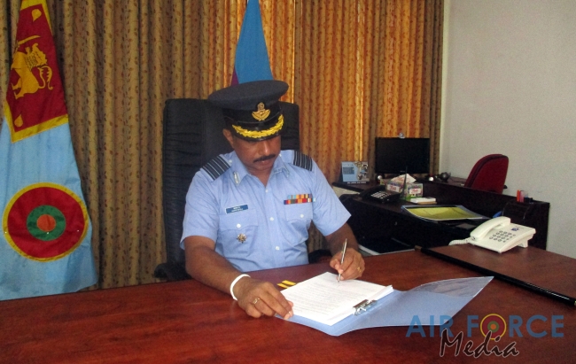 Change of Command at Sri Lanka Air Force Station Weerawila