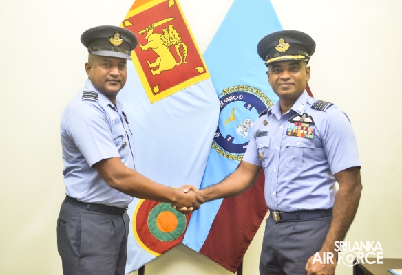 CHANGE OF COMMAND AT NO. 06 HELICOPTER SQUADRON SLAF BASE
ANURADHAPURA