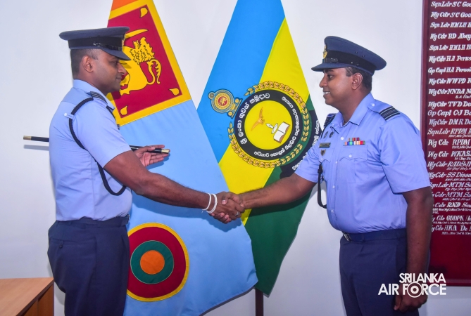 THE CHANGE OF COMMAND AT THE NON-COMMISSIONED OFFICERS’ MANAGEMENT SCHOOL, SLAF ACADEMY, CHINA BAY