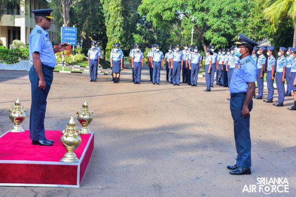 CHANGE OF COMMAND AT AIR FORCE ACADEMY CHINA BAY