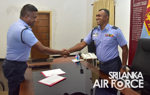 CHANGE OF COMMAND AT GROUND TRAINING WING, SLAF ACADEMY CHINA BAY