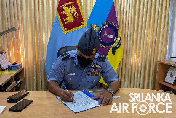 CHANGE OF COMMAND AT SLAF STATION MIRIGAMA
