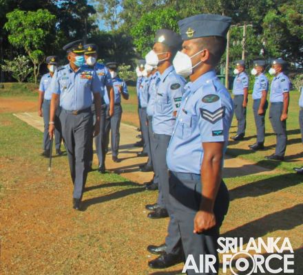 CHANGE OF COMMAND AT SLAF STATION MIRIGAMA