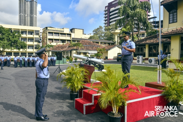 CHANGE
OF COMMAND AT SLAF STATION COLOMBO