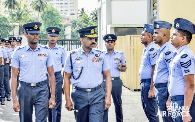 CHANGE
OF COMMAND AT SLAF STATION COLOMBO