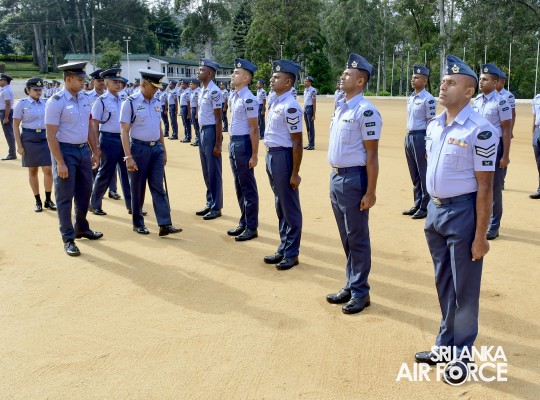 CHANGE OF COMMAND AT SRI LANKA AIR FORCE COMBAT TRAINING SCHOOL DIYATALAWA