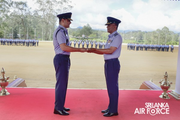 CHANGE OF COMMAND AT SRI LANKA AIR FORCE COMBAT TRAINING SCHOOL DIYATALAWA