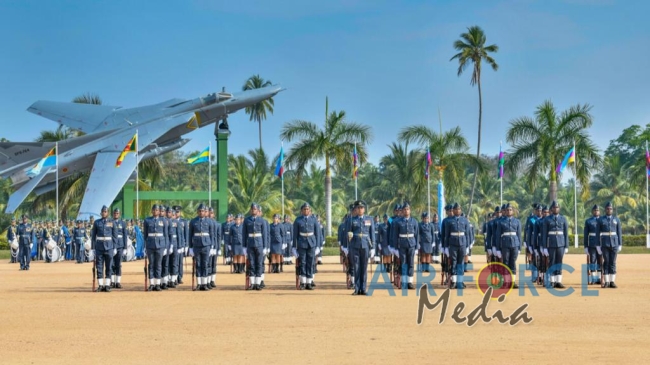 NO 5 AND 6
SQUADRONS HONOURED WITH THE PRESIDENT'S COLOUR