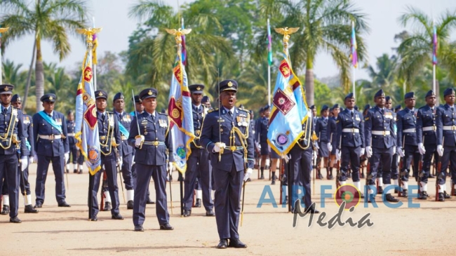 NO 5 AND 6 SQUADRONS HONOURED WITH THE PRESIDENT'S COLOUR