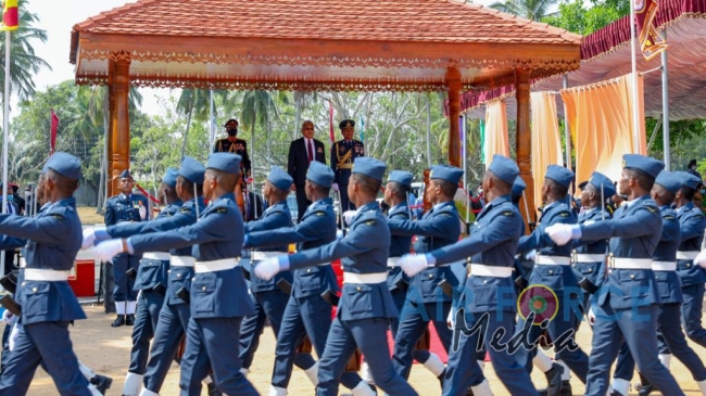 NO 5 AND 6 SQUADRONS HONOURED WITH THE PRESIDENT'S COLOUR