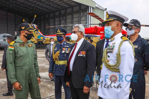NO 5 AND 6
SQUADRONS HONOURED WITH THE PRESIDENT'S COLOUR