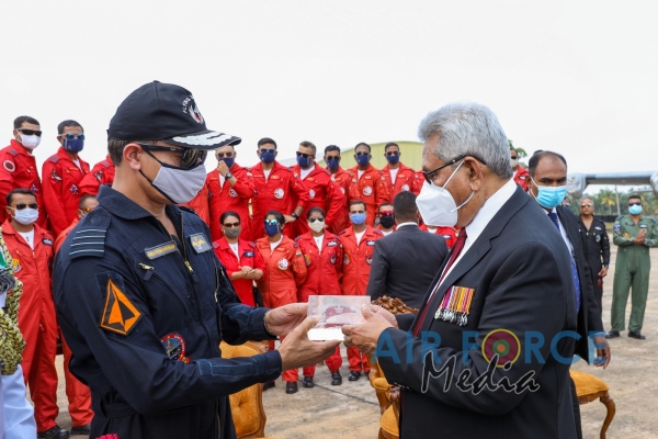 NO 5 AND 6 SQUADRONS HONOURED WITH THE PRESIDENT'S COLOUR